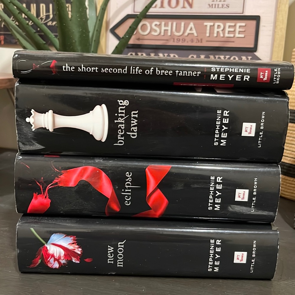 3/4 of the Twilight Series.